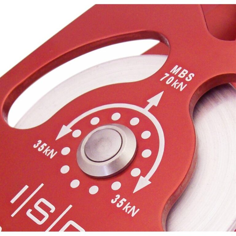 ISC Large Single Prussik Pulley Aluminium with Bushing 70KN